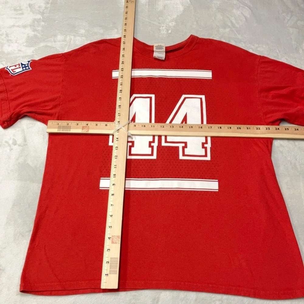 Forrest Gump 44 Budweiser Beer Football NFL T-Shirt Promo Tee Red Mens XL